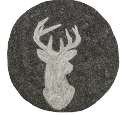 Cilio Untersetzer schwarz LANA Hirsch
