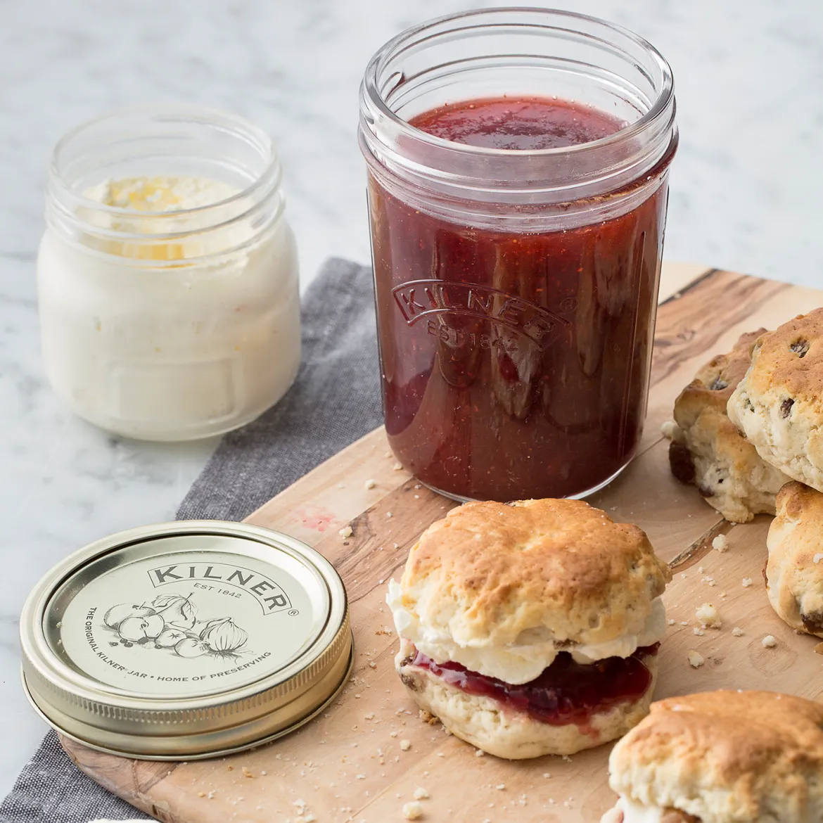 Einmachglas 350ml, m. weiter Öffnung