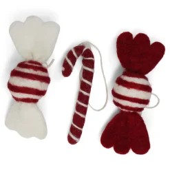 En Gry & Sif 3er Set Süßigkeiten 11cm, Filz