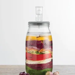Fermentation-Set, 3 ltr. Einmachglas mit Gärverschluss