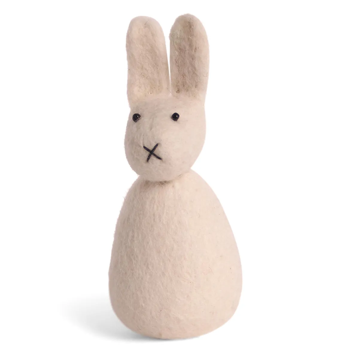 Filzfigur "Hase" groß, weiß