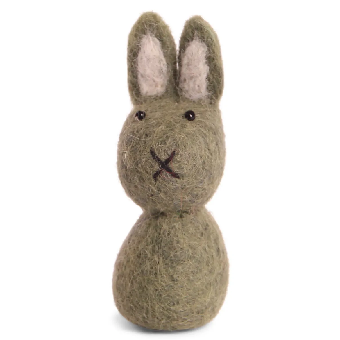 Filzfigur "Hase" klein, grün