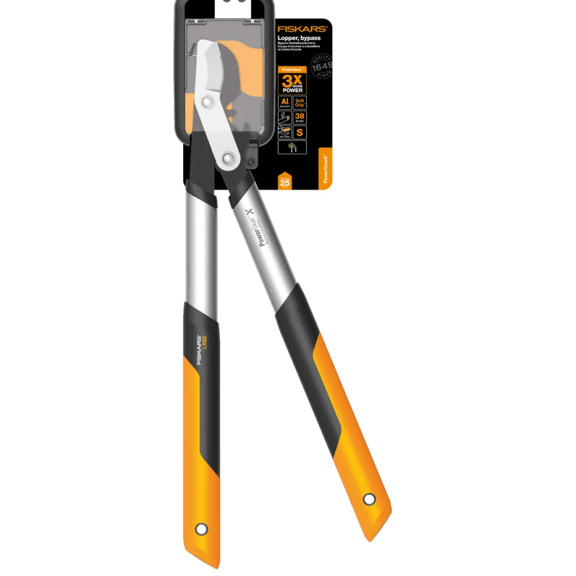 Fiskars Bypass-Getriebeastschere "PowerGear X | LX92-S"