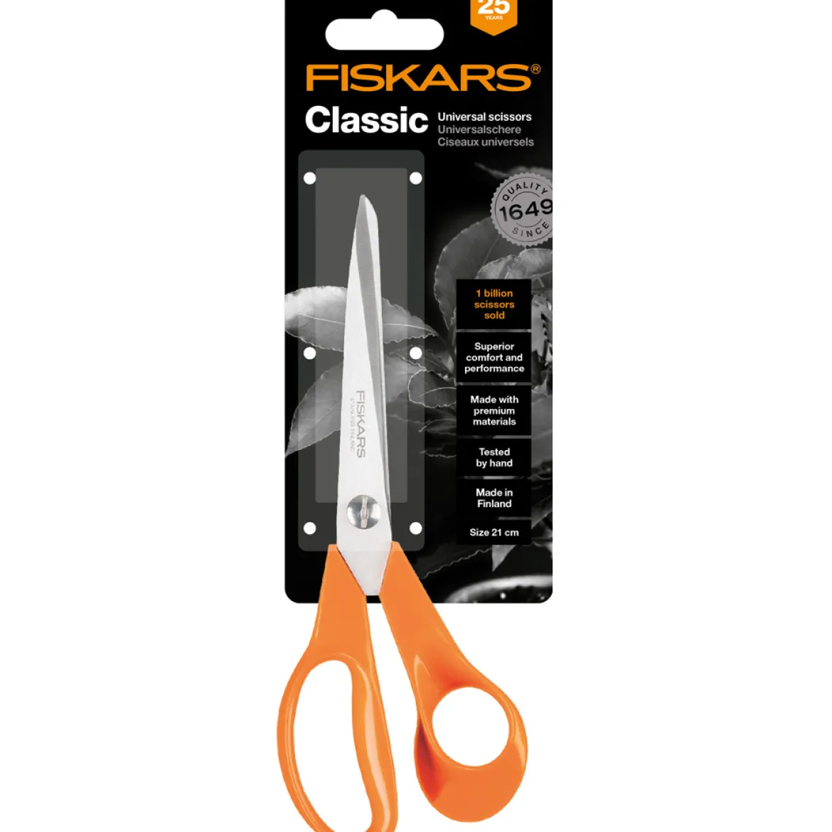 Fiskars Universalschere aus Stahl "Classic"