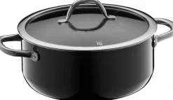 Fusiontec Inspire Bratentopf mit Deckel, 24 cm, Black