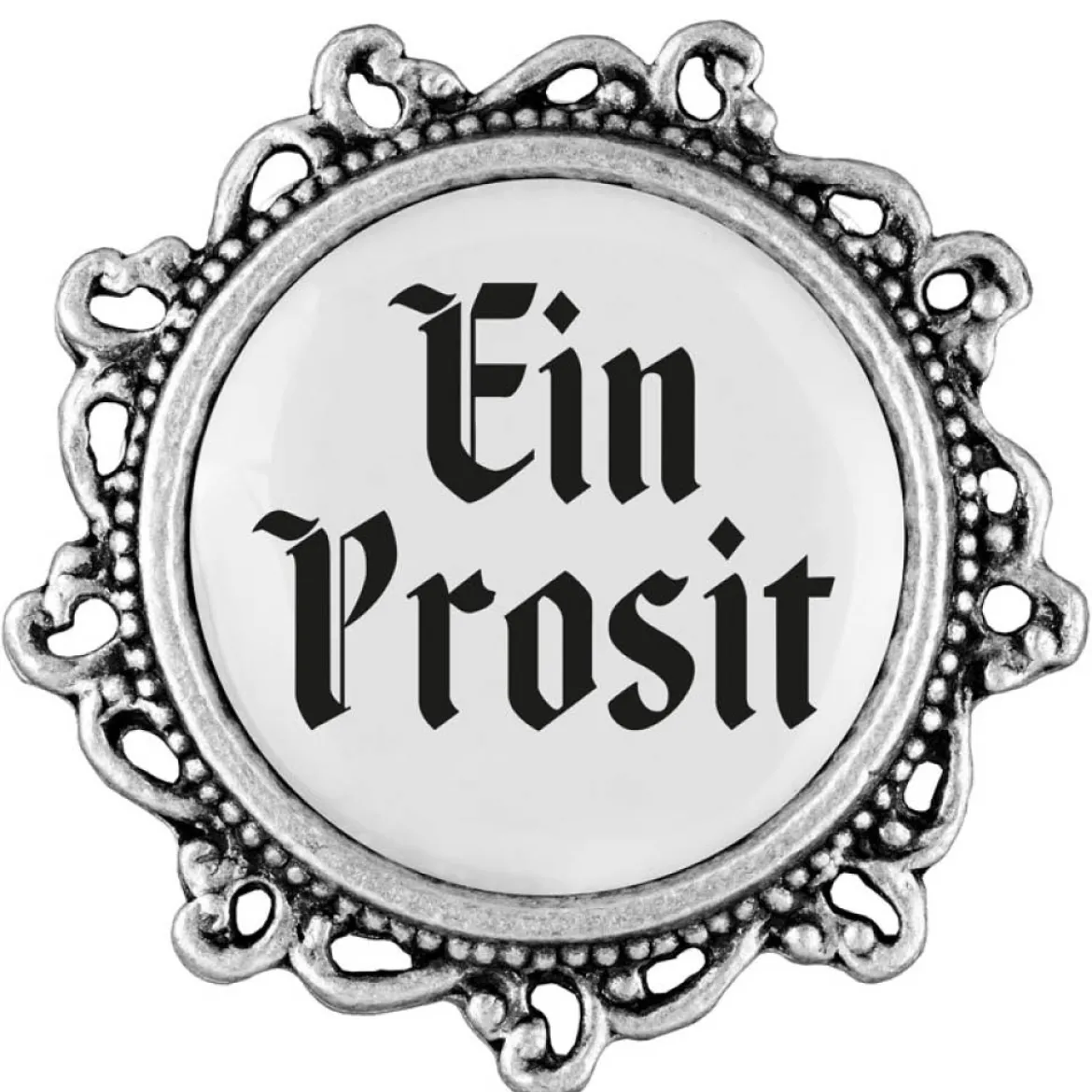 Gaudiknopf Ein Prosit - Anstecker "Klassiker - verziert"