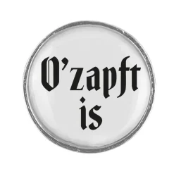 Gaudiknopf O'zapft is - Anstecker "Klassiker - schlicht"