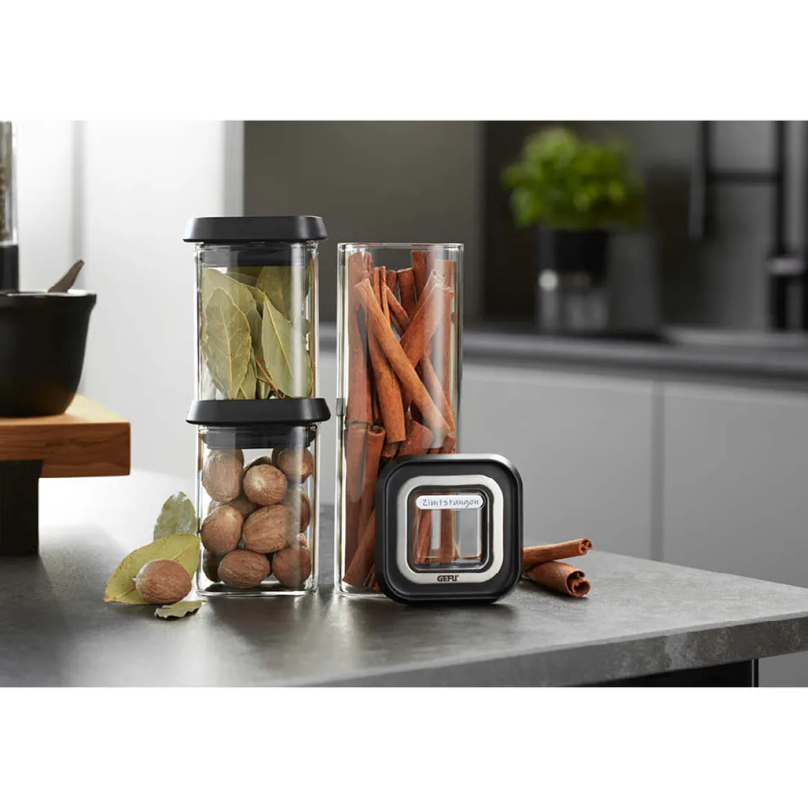 GEFU Glas-Vorratsdose "PANTRY mini" 180 ml