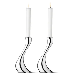 Georg Jensen Kerzenhalter-Set "Cobra"