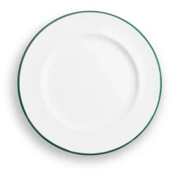 Gmundner Dessertteller Gourmet "Grüner Rand"