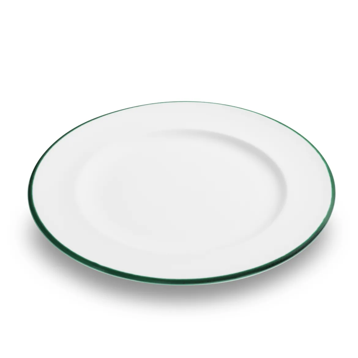 Gmundner Dessertteller Gourmet "Grüner Rand"