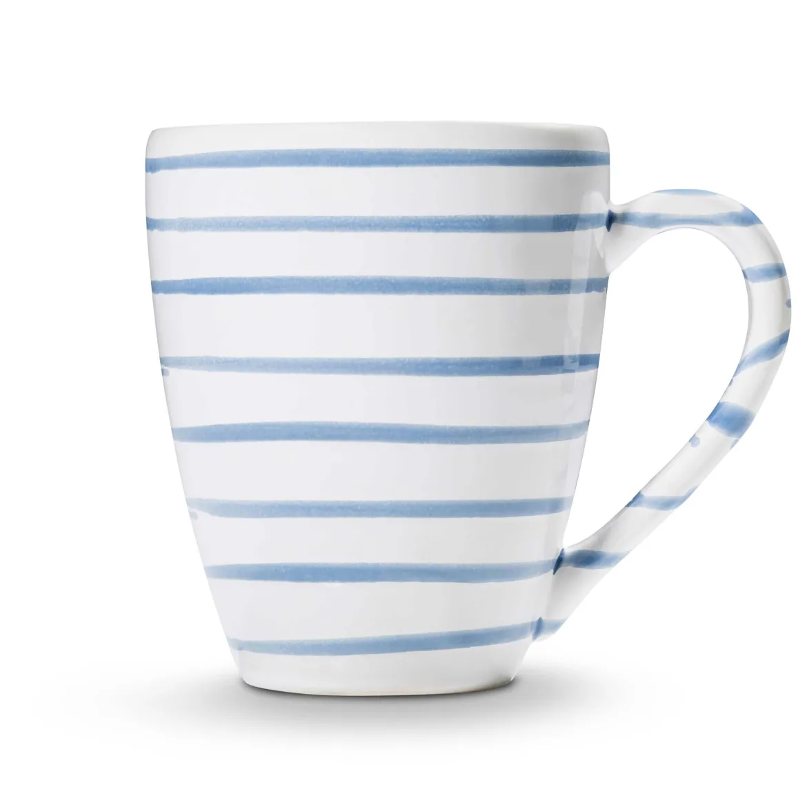 Gmundner Frühstücksbecher "Blaugeflammt"