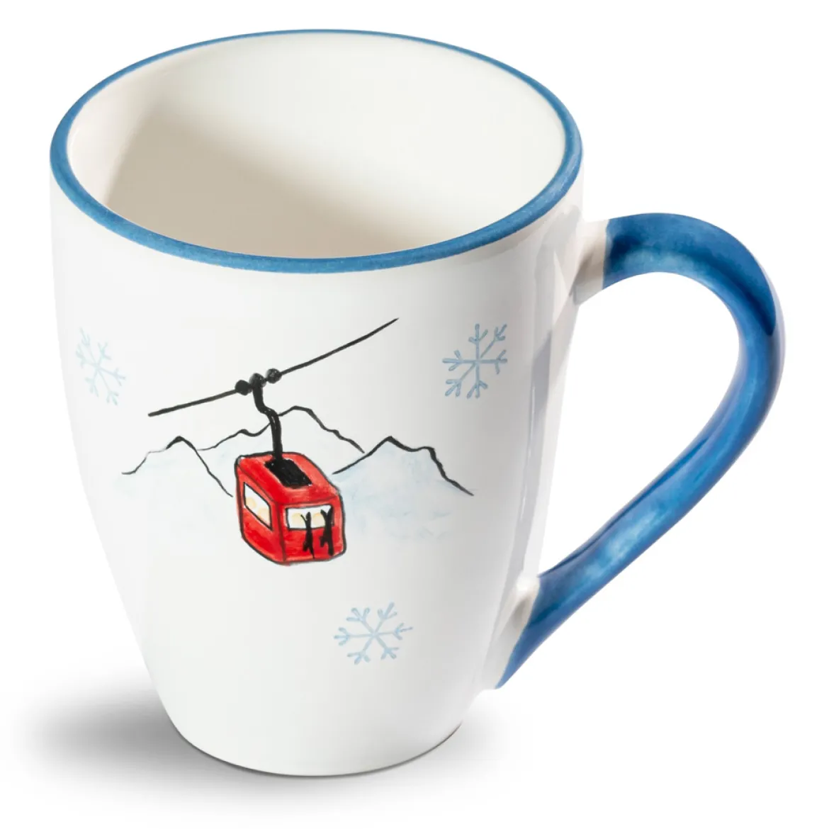 Gmundner Frühstücksbecher "Gondel Rot"