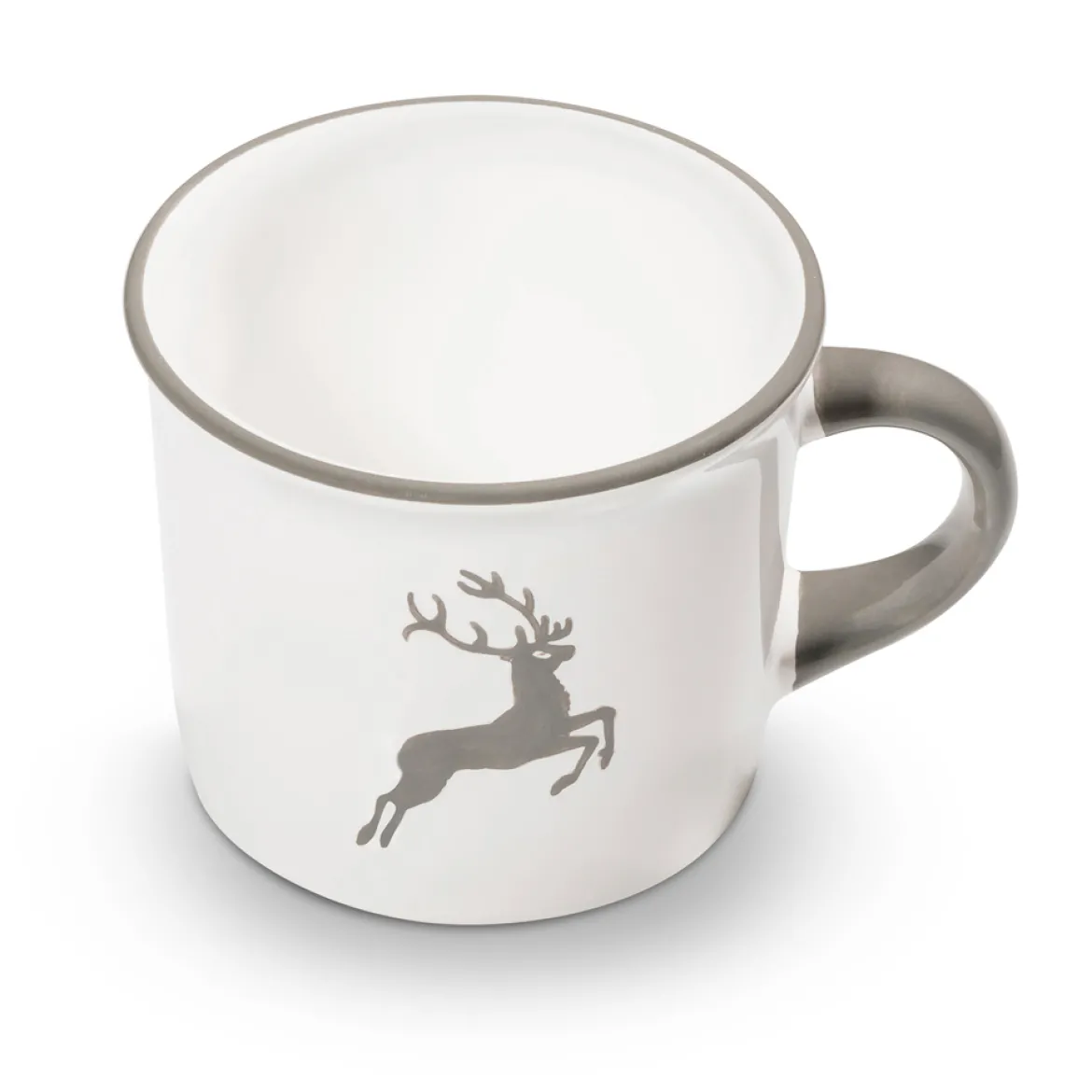 Gmundner Kaffeehaferl "Grauer Hirsch"