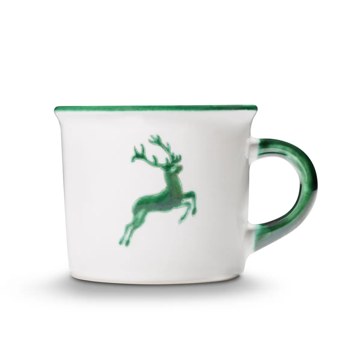 Gmundner Kaffeehaferl "Grüner Hirsch"