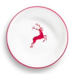 Gmundner Kompottschale "Bordeauxroter Hirsch"