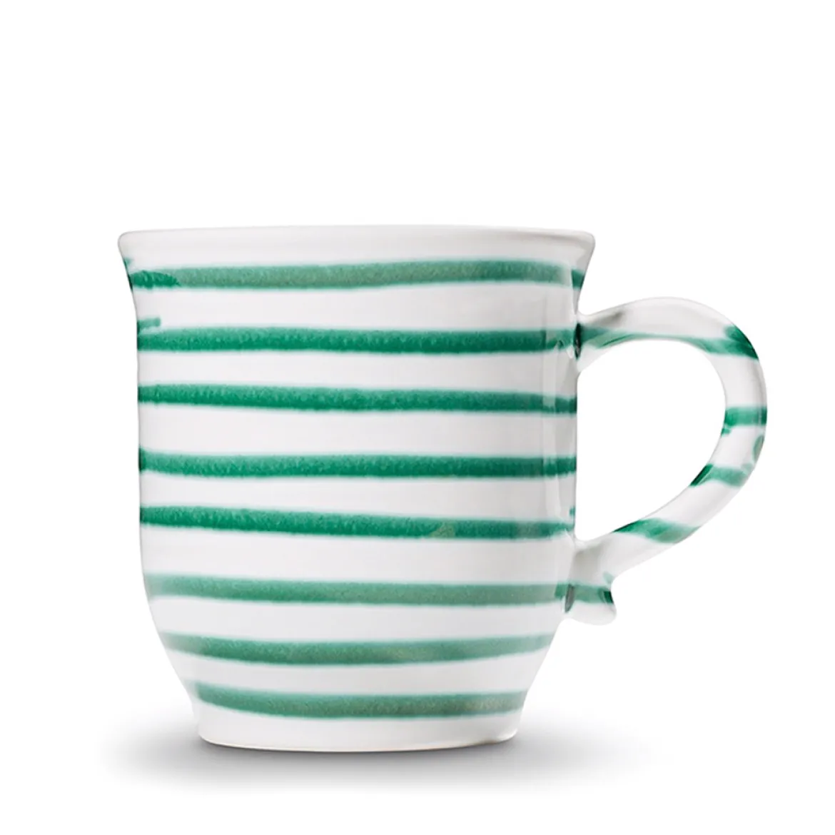 Gmundner Tasse "Grüngeflammt"