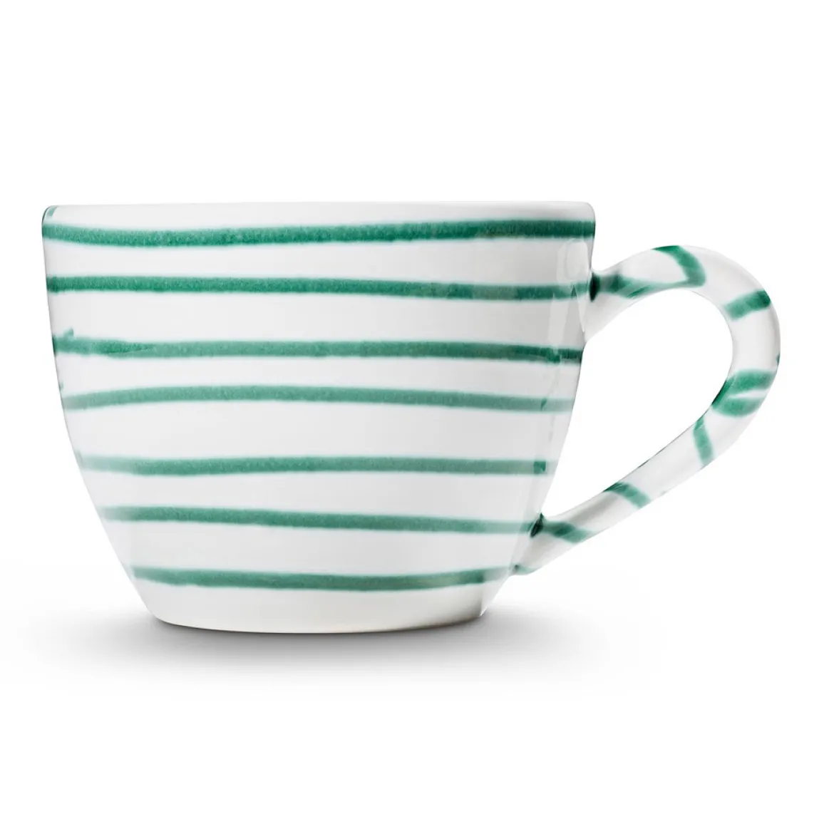 Gmundner Teetasse Maxima "Grüngeflammt"
