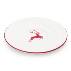 Gmundner Untertasse Gourmet "Bordeauxroter Hirsch"