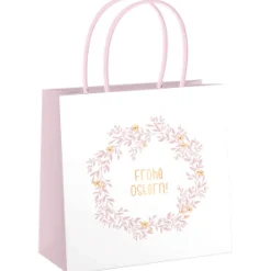 Grafikwerkstatt Geschenktüte klein "Frohe Ostern Blumen"