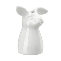 Hasen Vase Weiß 11cm