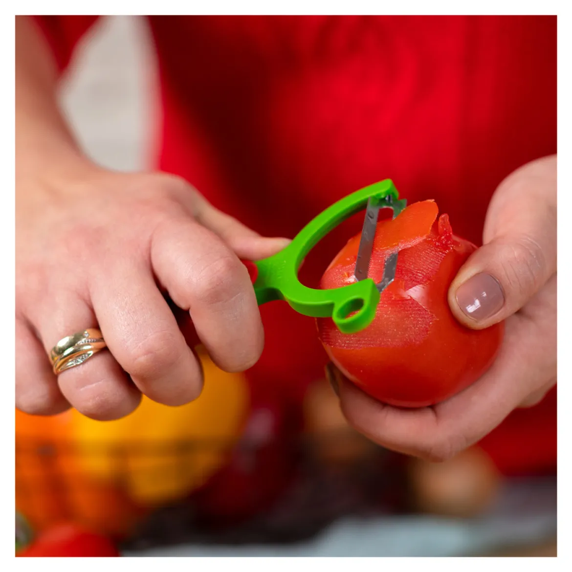 Kuhn Rikon Gemüseschäler "Veggie" Tomate