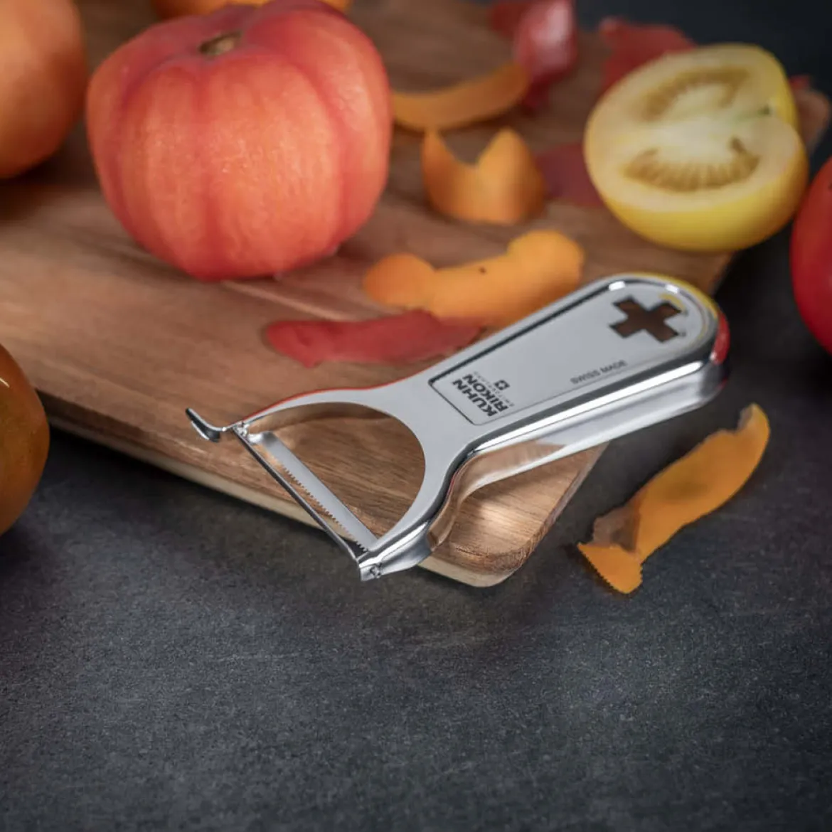 Kuhn Rikon Sparschäler Piranha "Swiss Metallic Peeler"