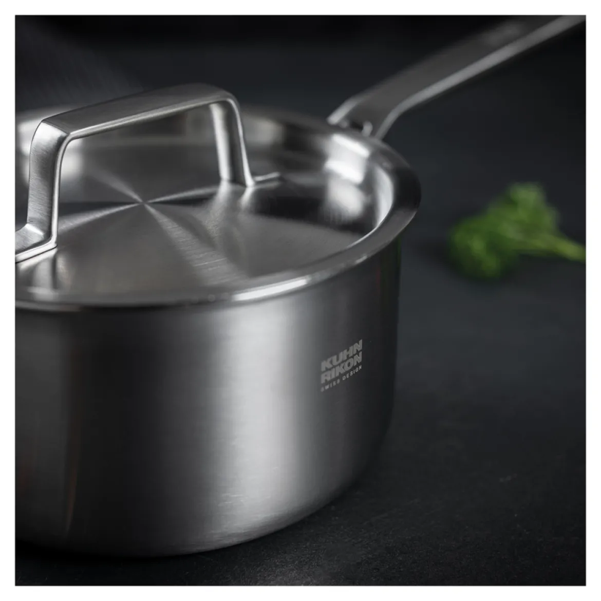 Kuhn Rikon Stielkasserolle "Culinary Fiveply" 16cm