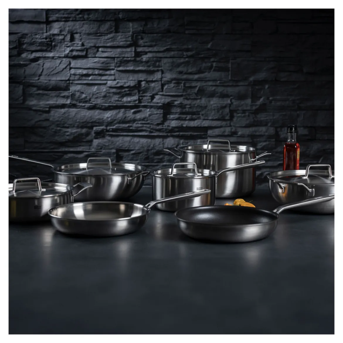 Kuhn Rikon Wok "Culinary Fiveply" unbeschichtet Ø 28 cm