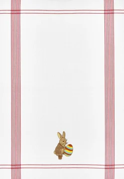 Landherzl Geschirrtuch "Hase mit Ei" 50x70cm