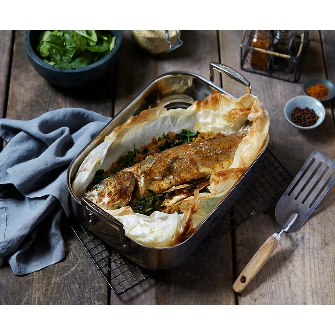 Le Creuset Bratreine "3-Ply"