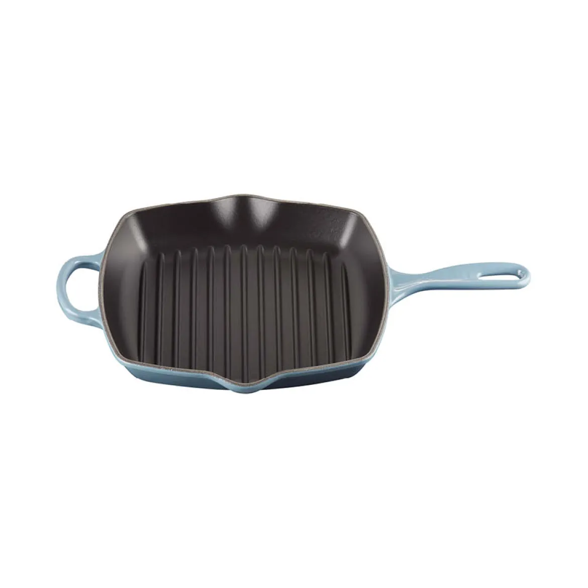 Le Creuset Grillpfanne quadratisch Chambray "Signature"