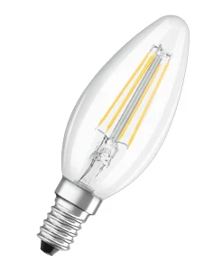 LED STAR FILAMENT KLAR CLB 40 non-dim 4W/827 E14 470LMBOX