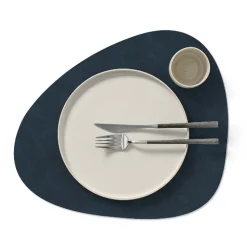 Lind DNA Tischset "Curve Nupo" Dunkelblau