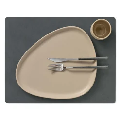 LIND DNA Tischset "Square Nupo" Anthrazit