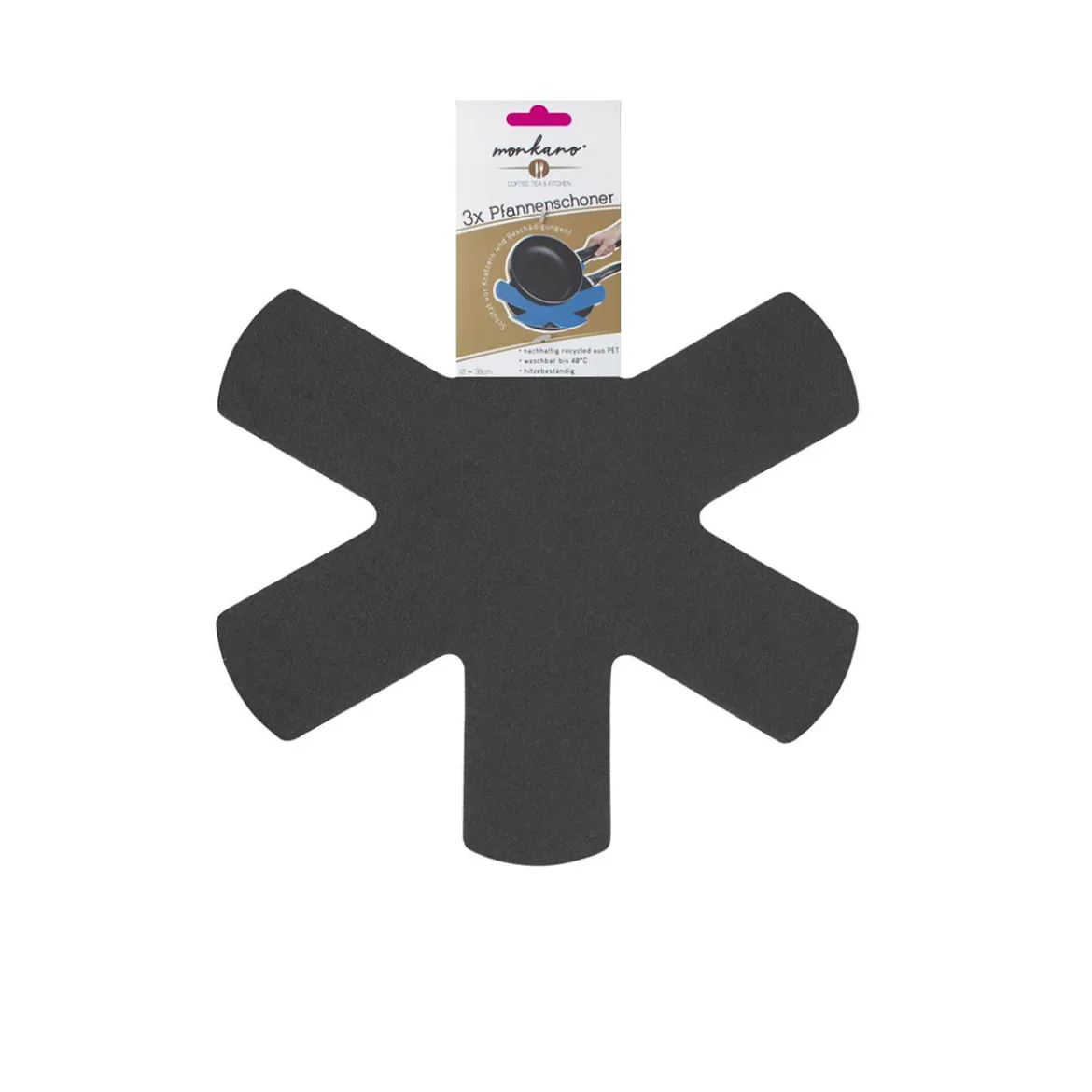 Monkano Pfannenschoner-Set 3-teilig