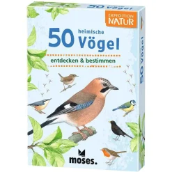 Moses Kartenset - 50 heimische Vögel