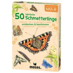 Moses Kartenset - 50 heimische Schmetterlinge