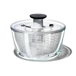 OXO Salatschleuder "Borosilikatglas" transparent