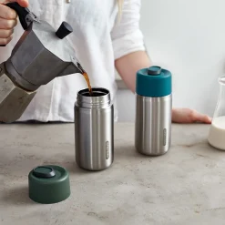 Profino Edelstahl To Go Becher thermoisoliert 340 ml "ozean"