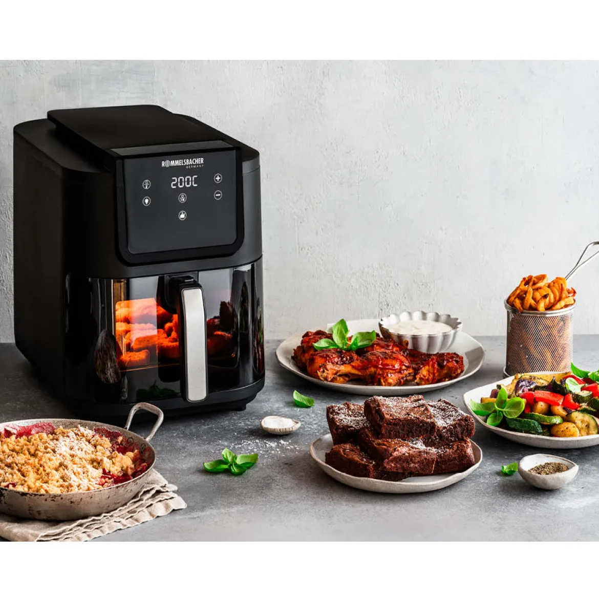 Rommelsbacher Heißluftfritteuse FRH 1700 W