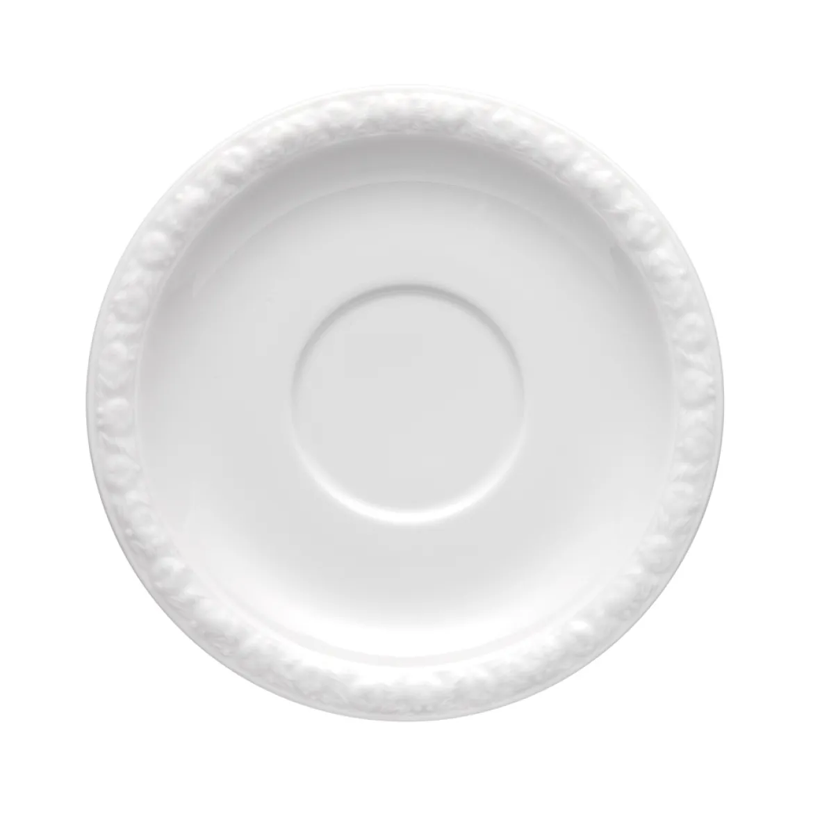 Rosenthal Aroma-Untertasse "Maria weiß"