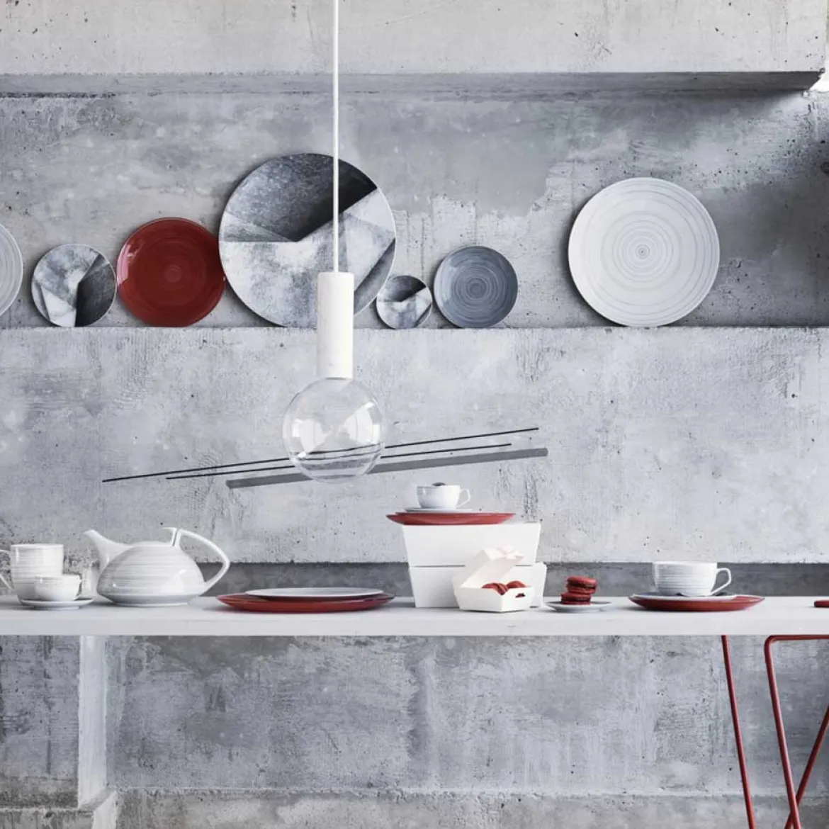 Rosenthal Speiseteller "TAC Stripes 2.0 Struktur"