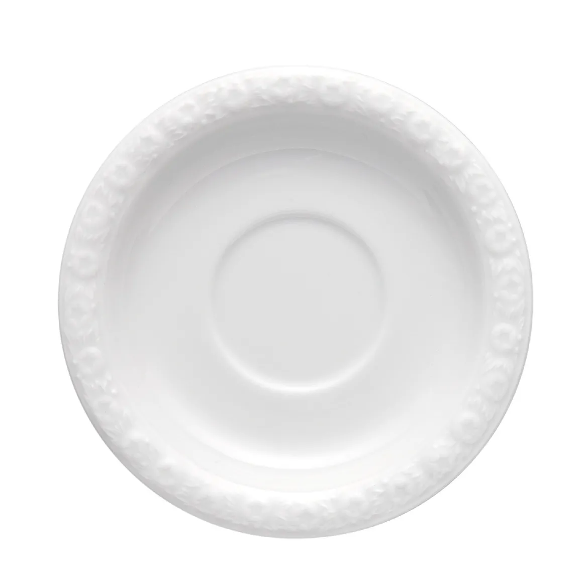 Rosenthal Untertassen "Maria weiß"