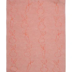 Sander Geschirrtuch "Fred & Ginger" coral