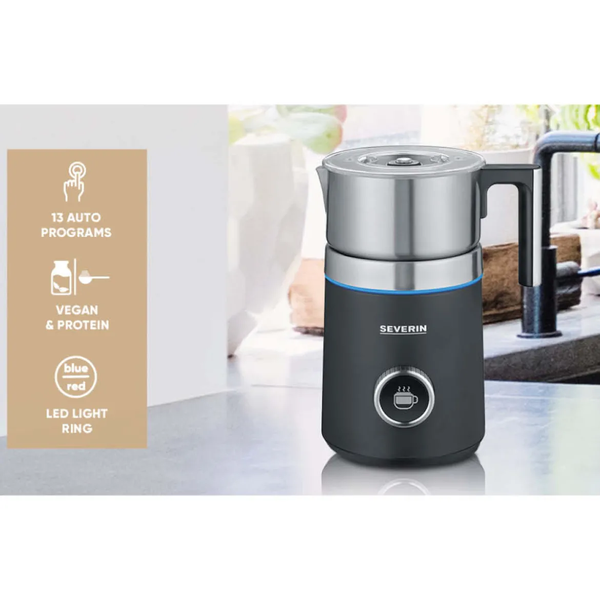 Severin Induktions-Milchaufschäumer "Spuma 700 Plus"