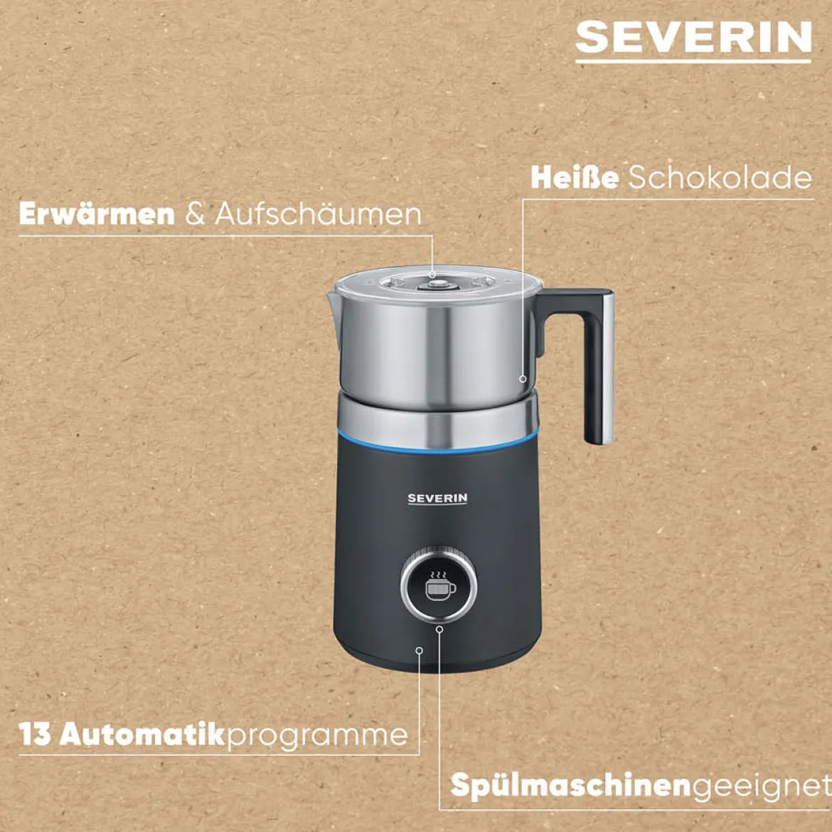 Severin Induktions-Milchaufschäumer "Spuma 700 Plus"