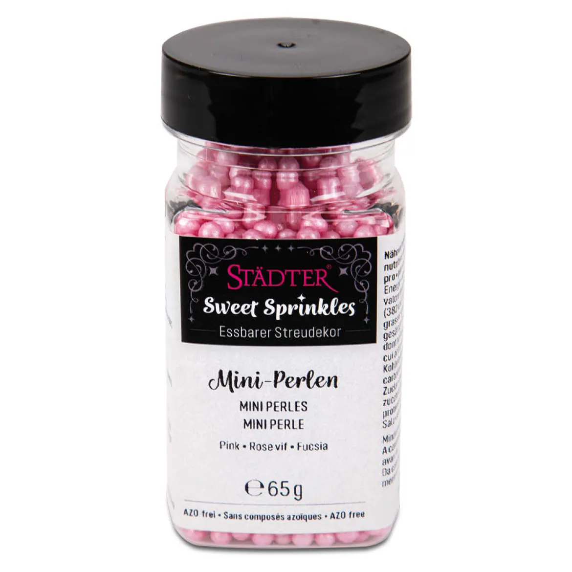 Städter Streudekor Perlen Mini 65g pink