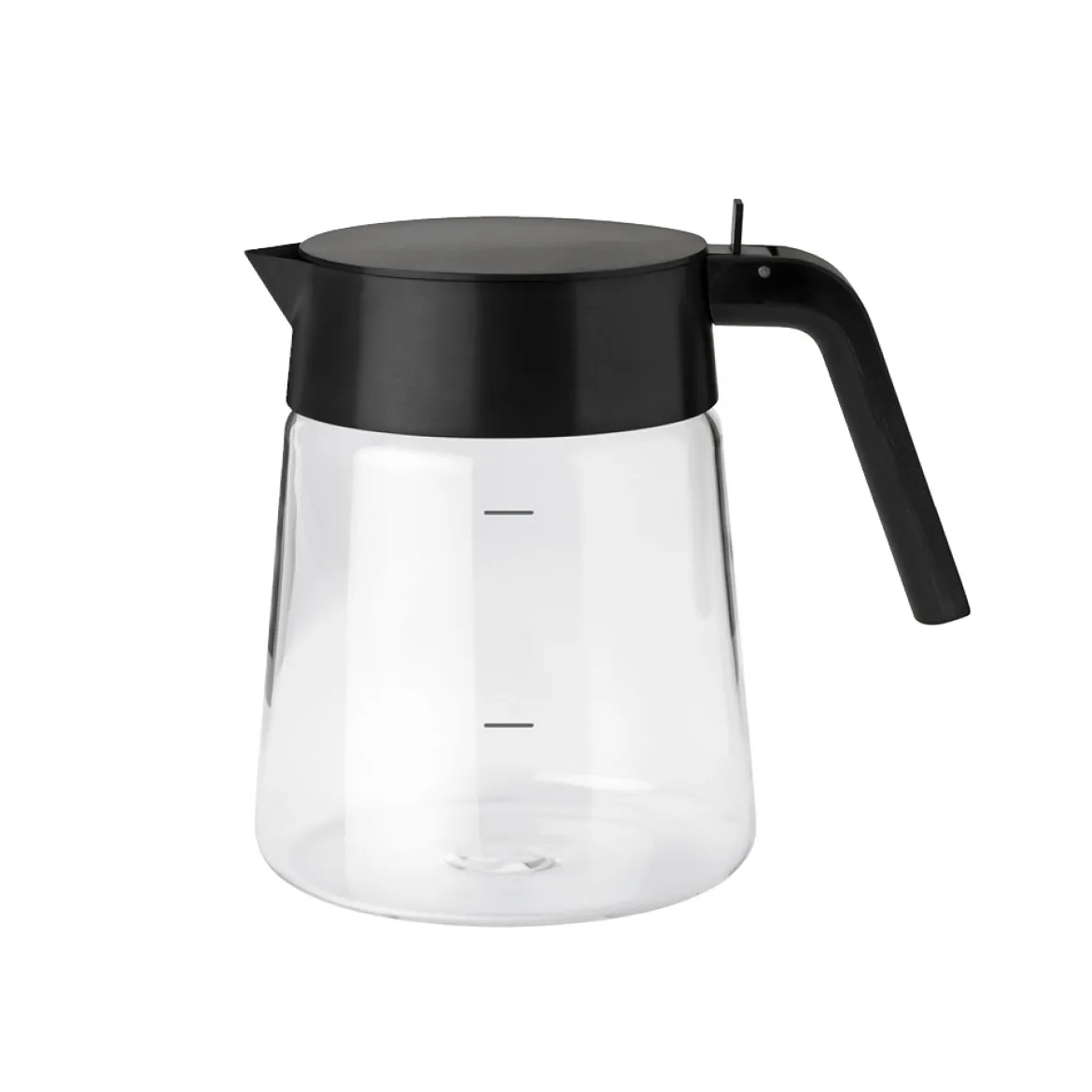 Stelton Glaskanne black metallic "Nohr"