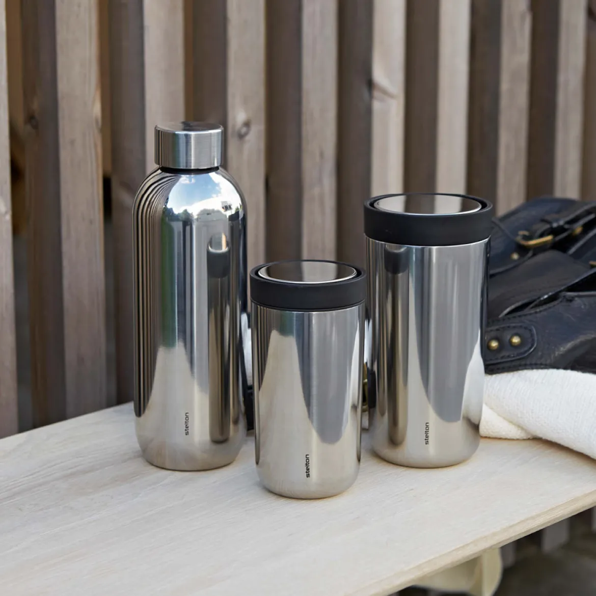 Stelton Trinkflasche steel "KeepCool"